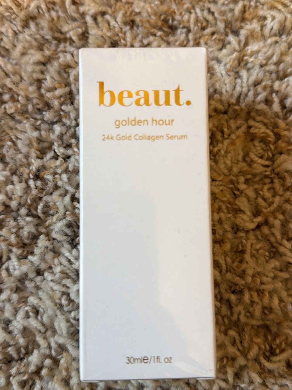 Golden Hour 24k Gold Collagen Serum — White & Gold